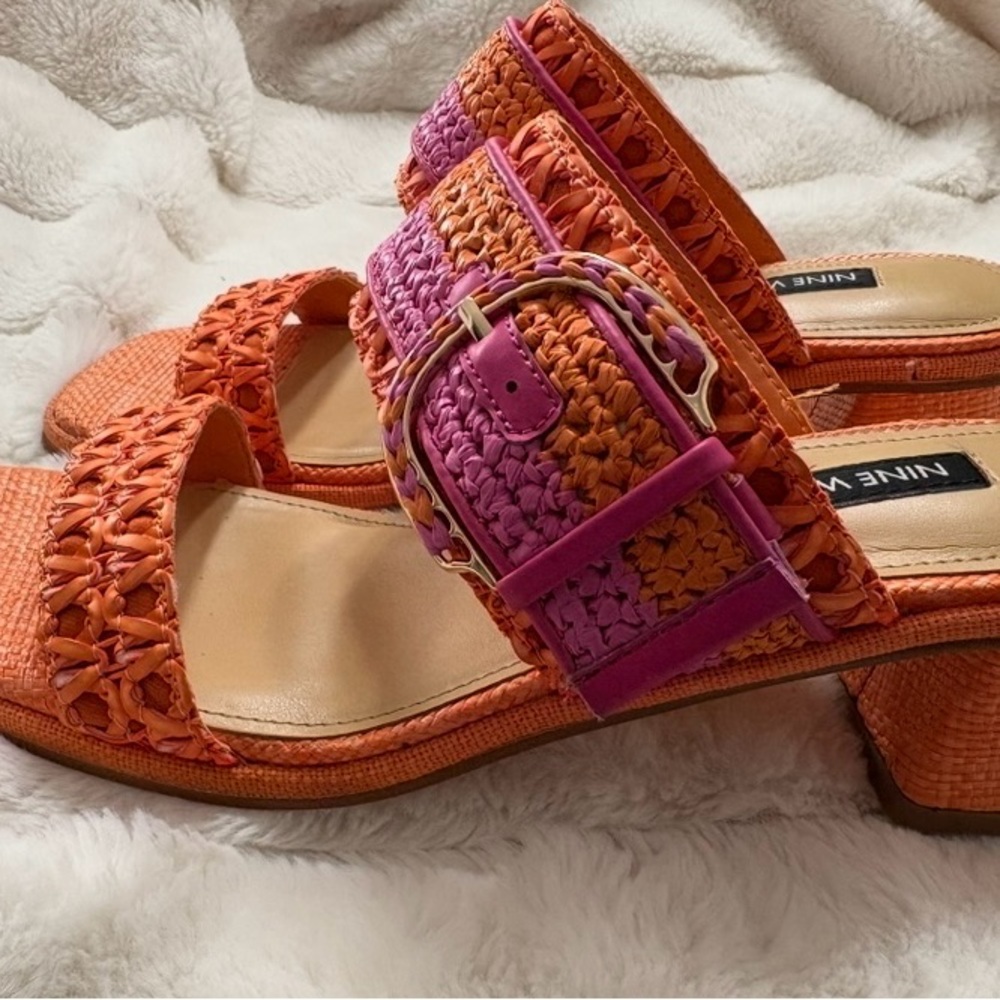 Stylish Orange and Pink Women's Sandals - Picture 2 of 4